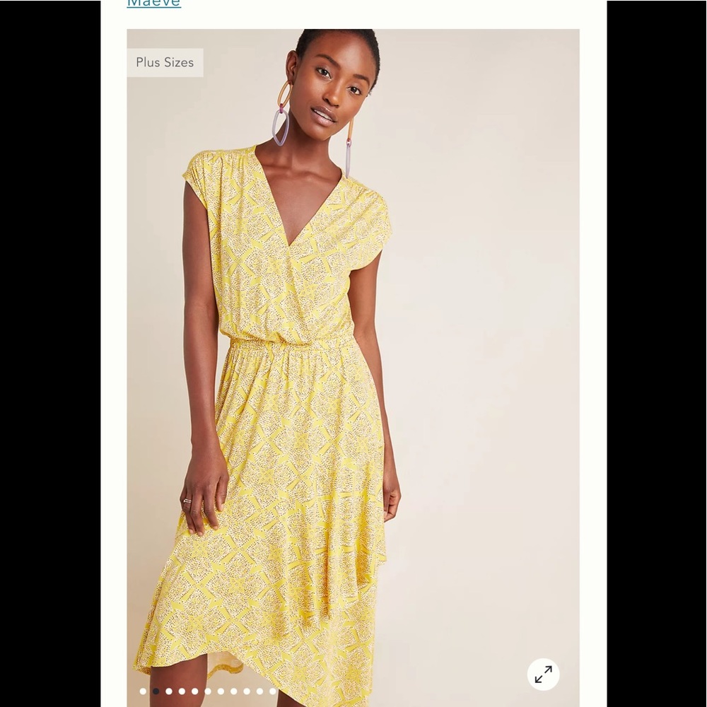 Perfect soft comfy stretchy flattering dress by Maeve/ Anthropologie